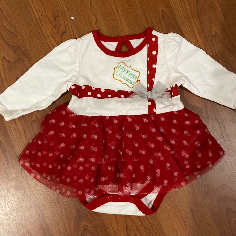 My first Christmas onesie
